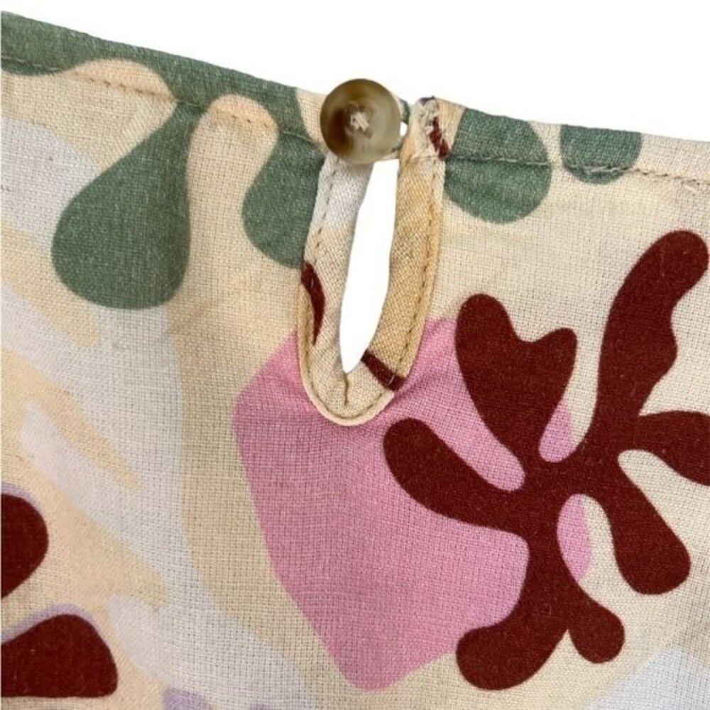 Beach Riot Maxi Linen Weston Dress in Desert Succulent - Size Medium - Picture 5 of 8